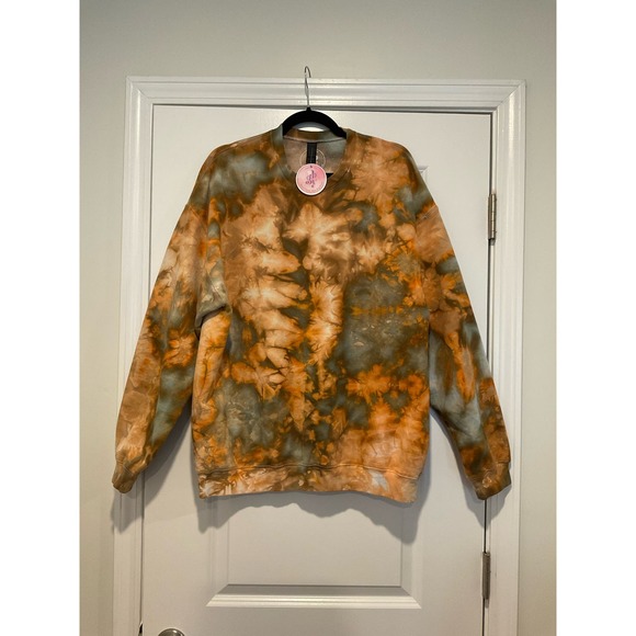 Custom Tie Dye Crewneck Sweatshirt - Picture 2 of 10